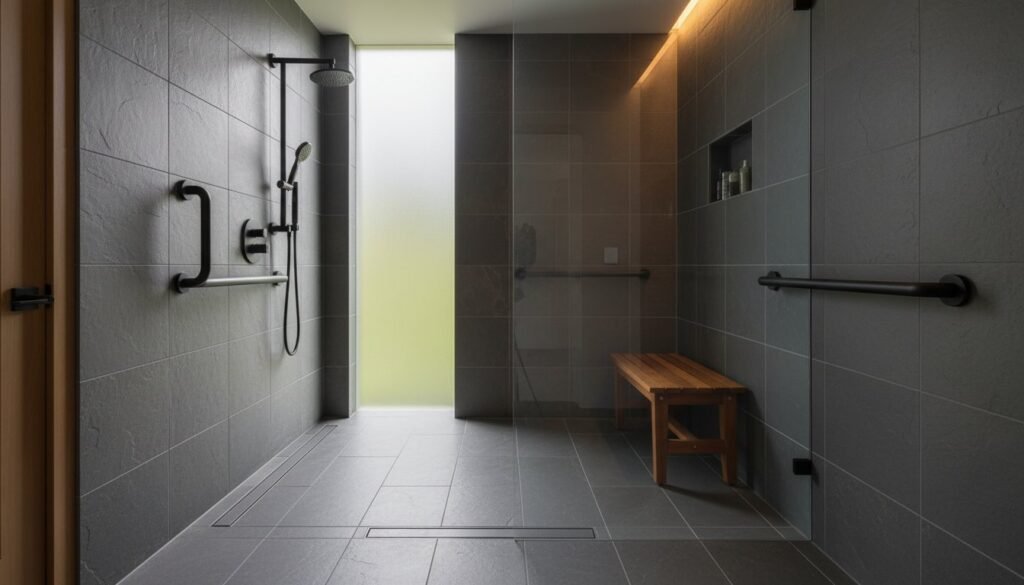 7 Roll-In Shower Ideas for Small Bathrooms: Safety Without Sacrifice