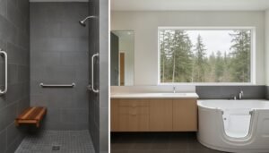 Walk-in Tub vs. Roll-in Shower: Choosing the Right Accessibility Solution in Clackamas